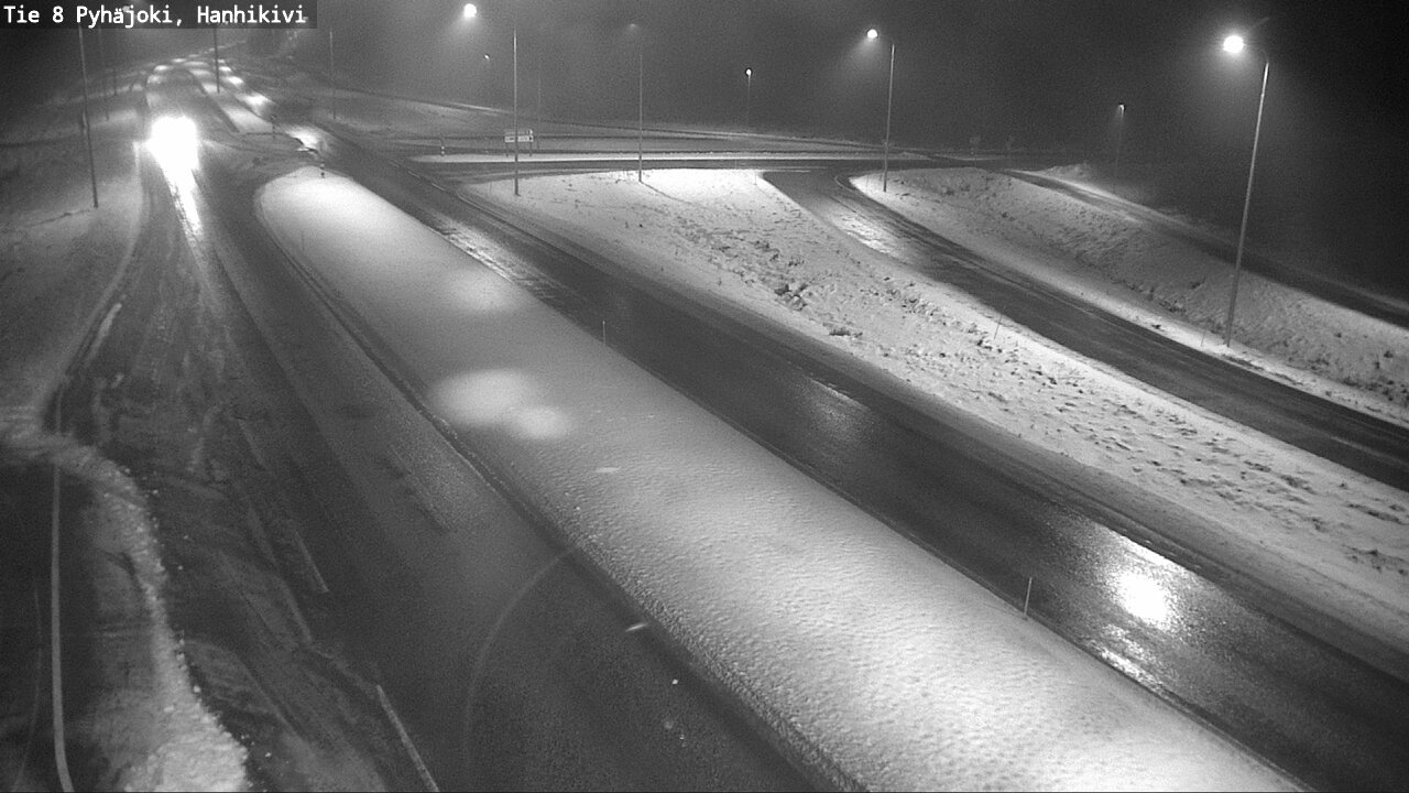 Weather Camera Image Väg 8 Pyhäjoki, Hanhikivi, Pyhäjoki, Pohjois-Pohjanmaa