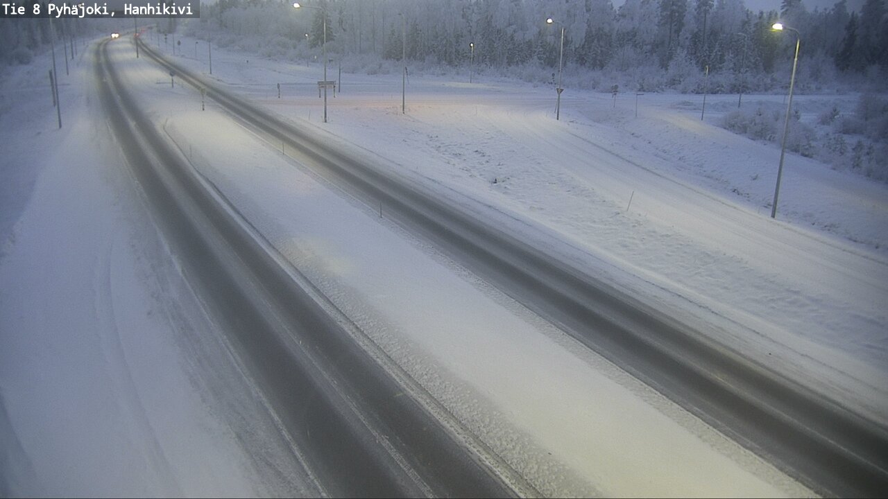 Weather Camera Image Road 8 Pyhäjoki, Hanhikivi, Pyhäjoki, Pohjois-Pohjanmaa