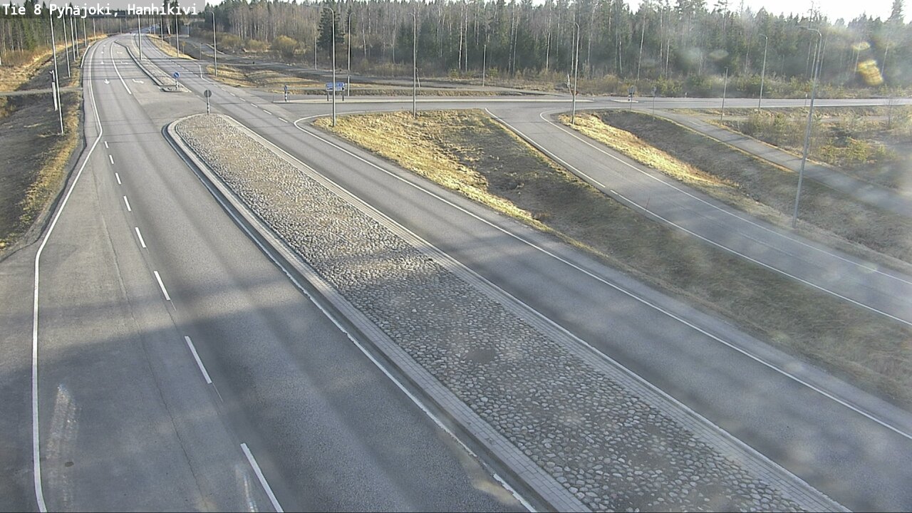 Weather Camera Image Väg 8 Pyhäjoki, Hanhikivi, Pyhäjoki, Pohjois-Pohjanmaa