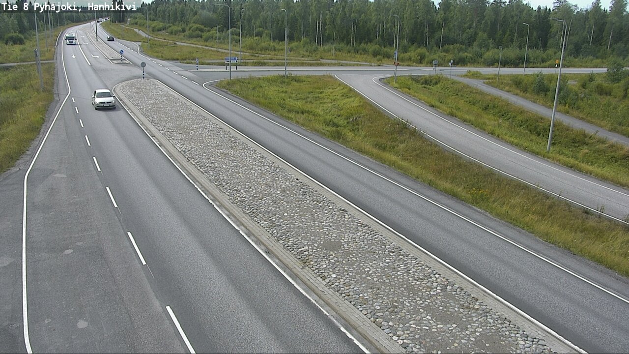 Weather Camera Image Road 8 Pyhäjoki, Hanhikivi, Pyhäjoki, Pohjois-Pohjanmaa