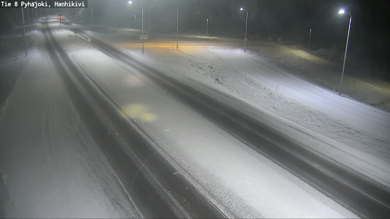 Weather Camera Image Väg 8 Pyhäjoki, Hanhikivi, Pyhäjoki, Pohjois-Pohjanmaa