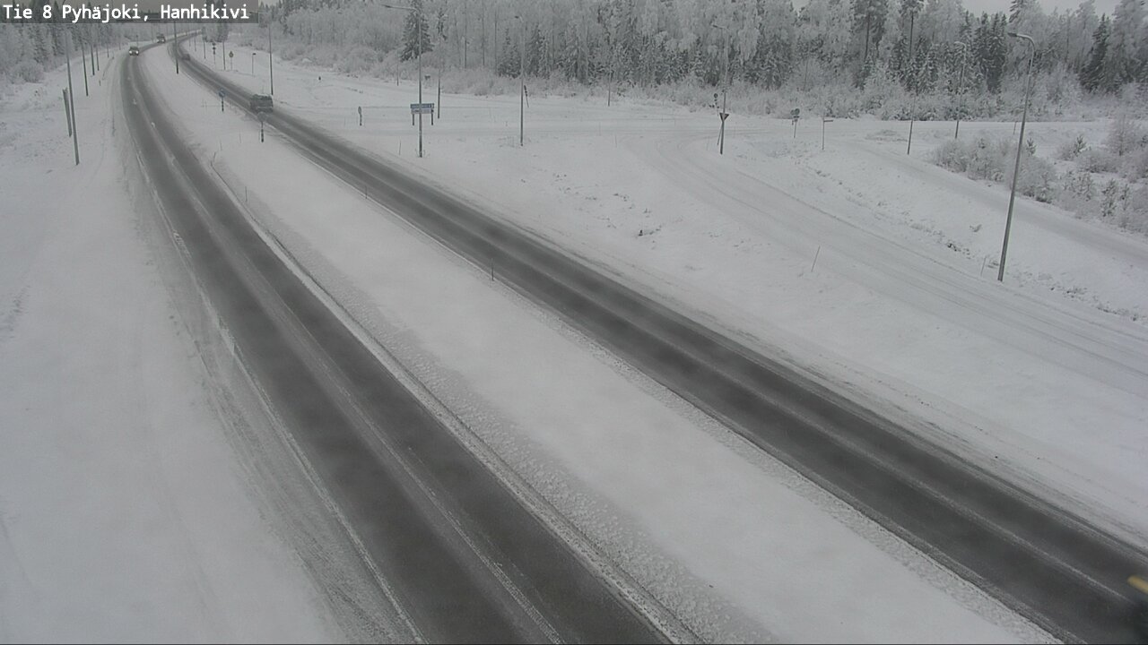 Weather Camera Image Road 8 Pyhäjoki, Hanhikivi, Pyhäjoki, Pohjois-Pohjanmaa