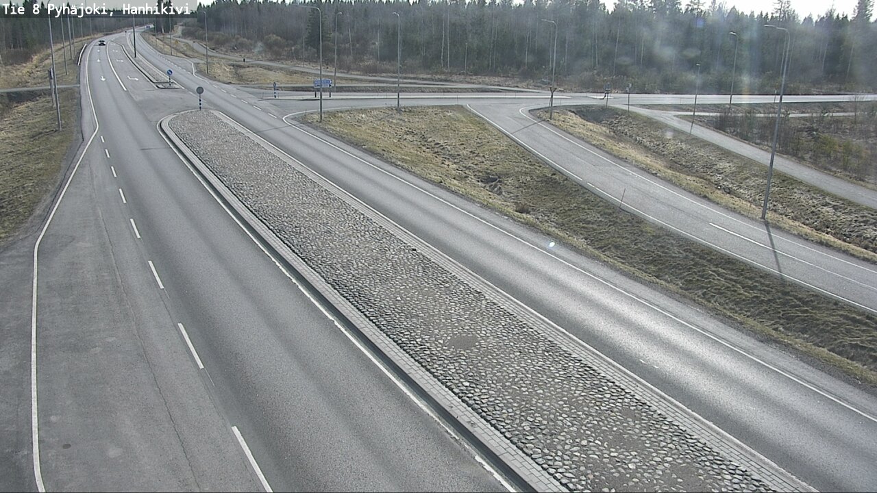 Weather Camera Image Väg 8 Pyhäjoki, Hanhikivi, Pyhäjoki, Pohjois-Pohjanmaa