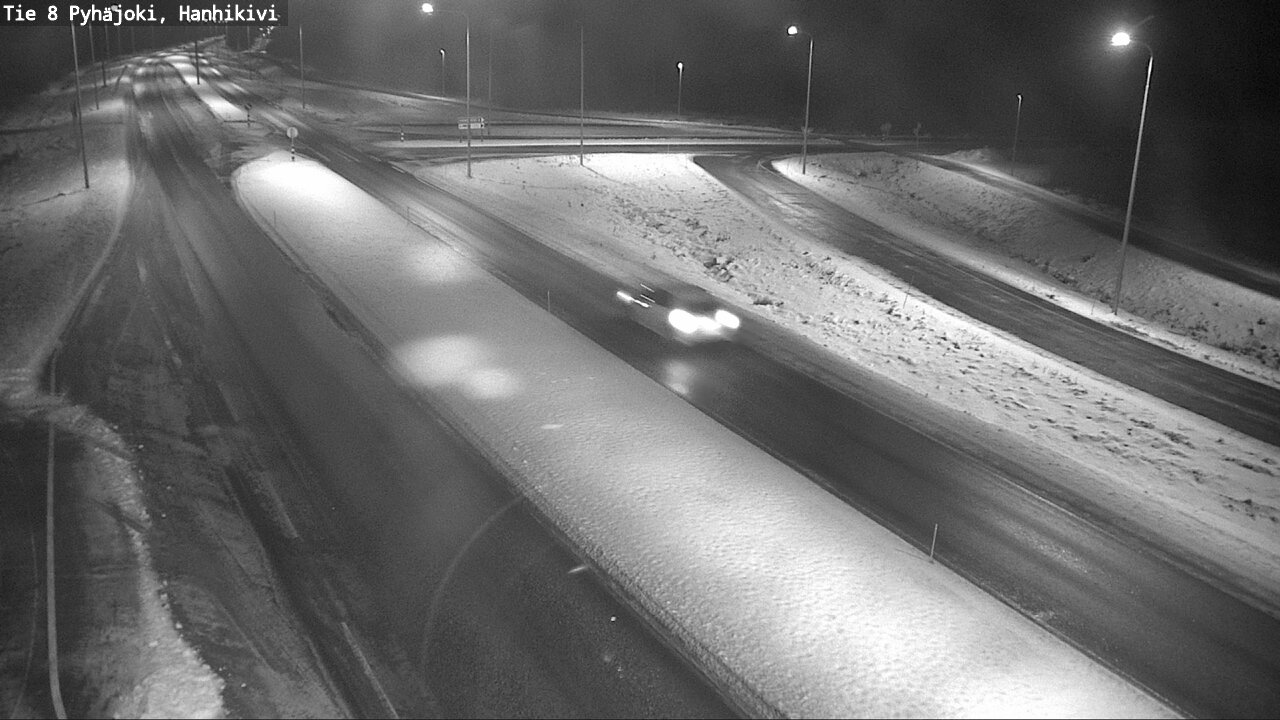 Weather Camera Image Väg 8 Pyhäjoki, Hanhikivi, Pyhäjoki, Pohjois-Pohjanmaa