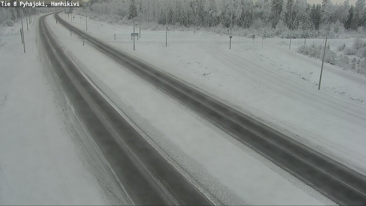 Weather Camera Image Road 8 Pyhäjoki, Hanhikivi, Pyhäjoki, Pohjois-Pohjanmaa