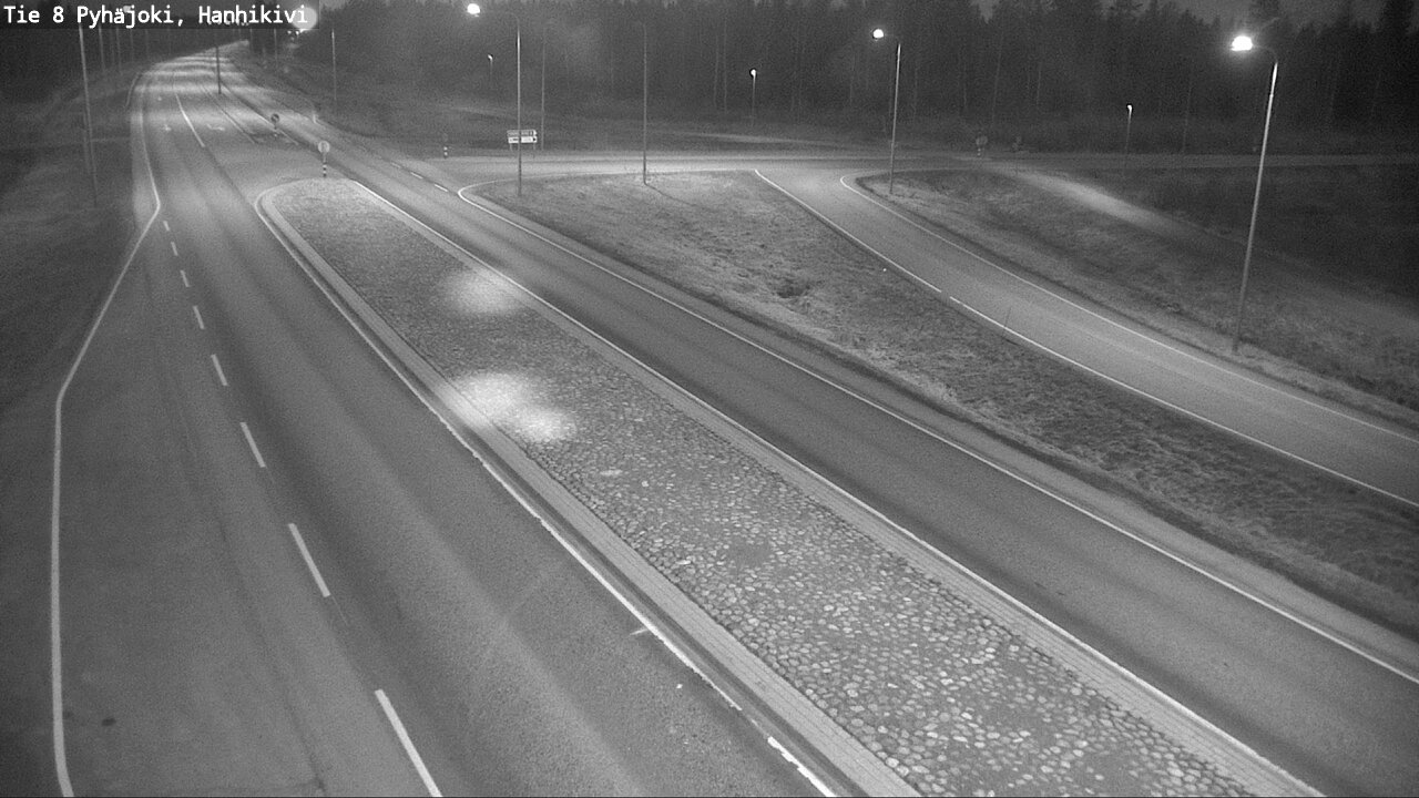 Weather Camera Image Road 8 Pyhäjoki, Hanhikivi, Pyhäjoki, Pohjois-Pohjanmaa
