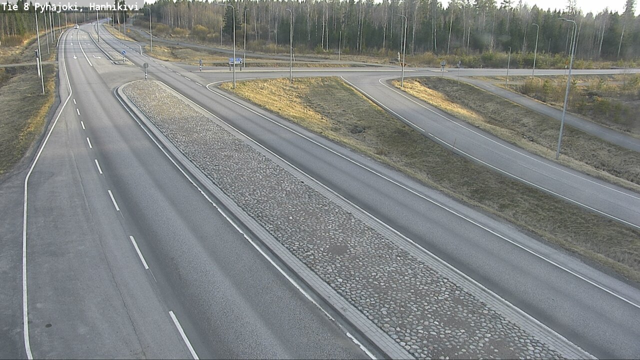 Weather Camera Image Väg 8 Pyhäjoki, Hanhikivi, Pyhäjoki, Pohjois-Pohjanmaa