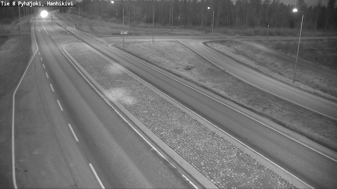 Weather Camera Image Road 8 Pyhäjoki, Hanhikivi, Pyhäjoki, Pohjois-Pohjanmaa