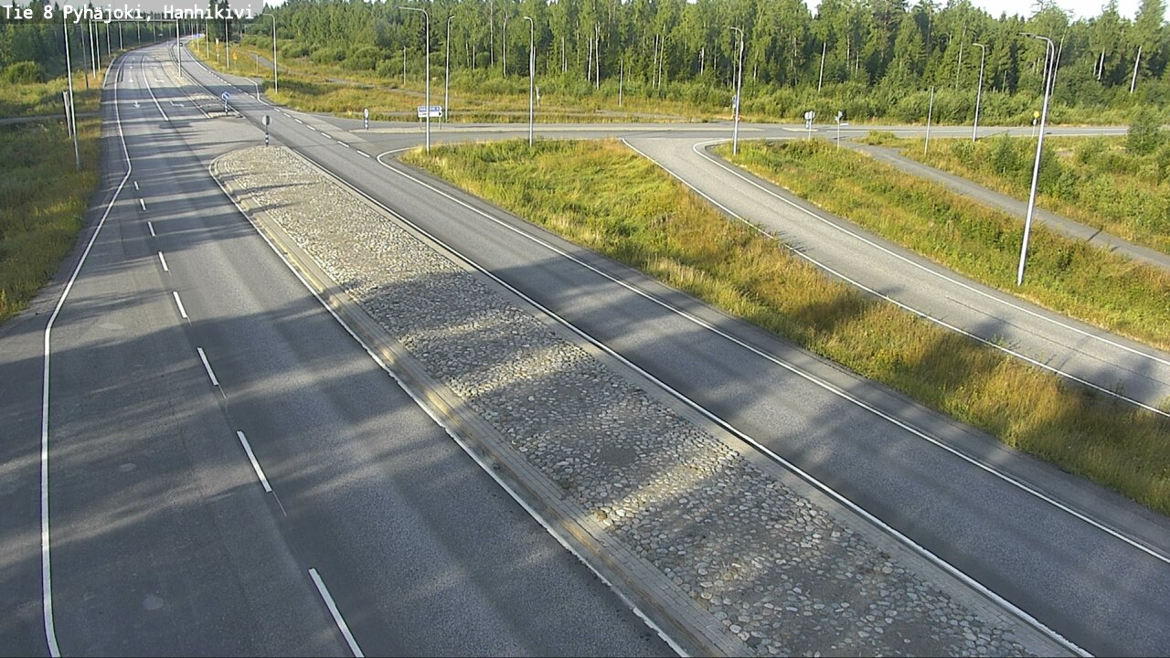 Weather Camera Image Road 8 Pyhäjoki, Hanhikivi, Pyhäjoki, Pohjois-Pohjanmaa