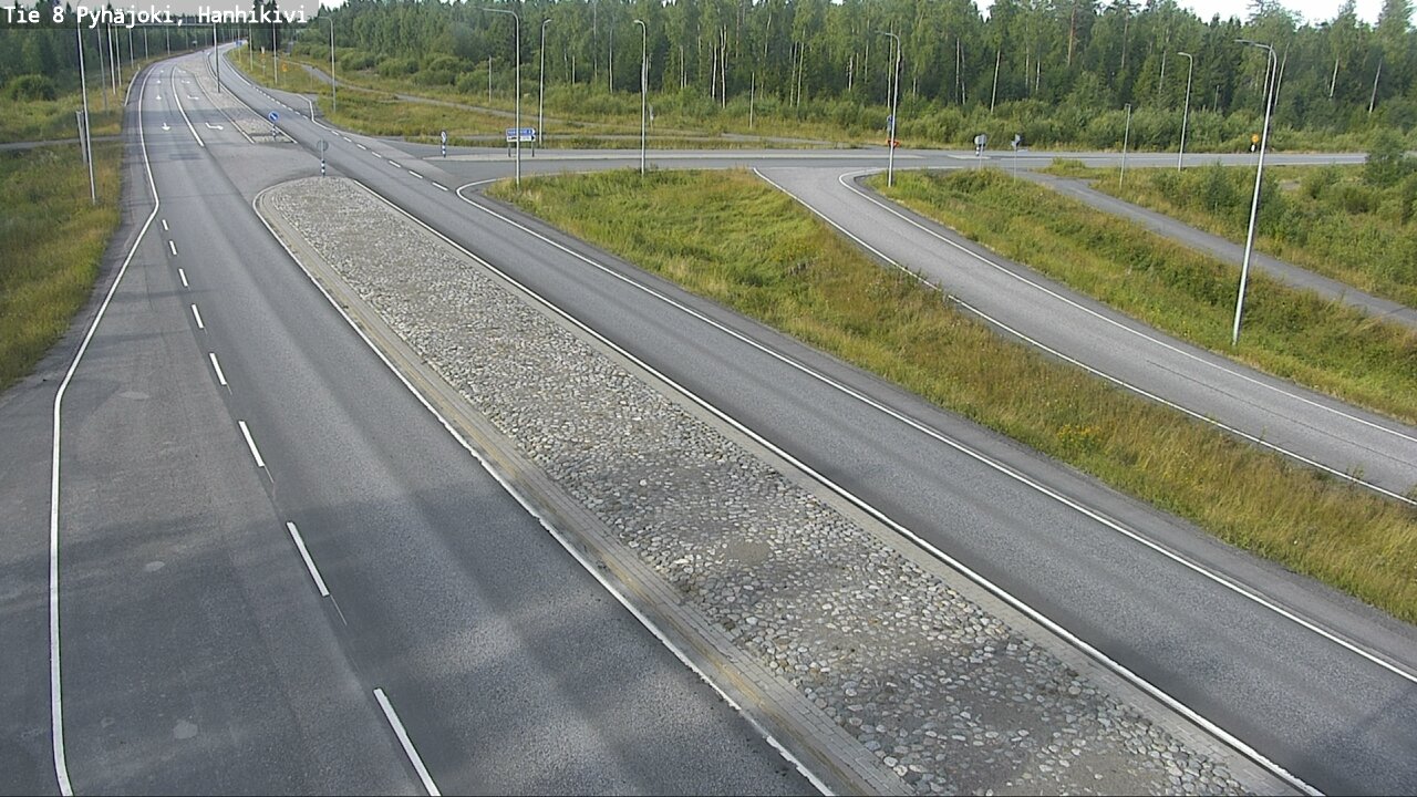 Weather Camera Image Road 8 Pyhäjoki, Hanhikivi, Pyhäjoki, Pohjois-Pohjanmaa