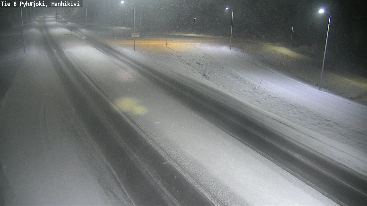 Weather Camera Image Road 8 Pyhäjoki, Hanhikivi, Pyhäjoki, Pohjois-Pohjanmaa