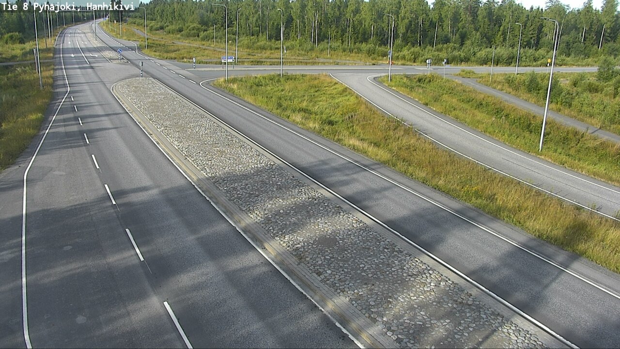 Weather Camera Image Road 8 Pyhäjoki, Hanhikivi, Pyhäjoki, Pohjois-Pohjanmaa