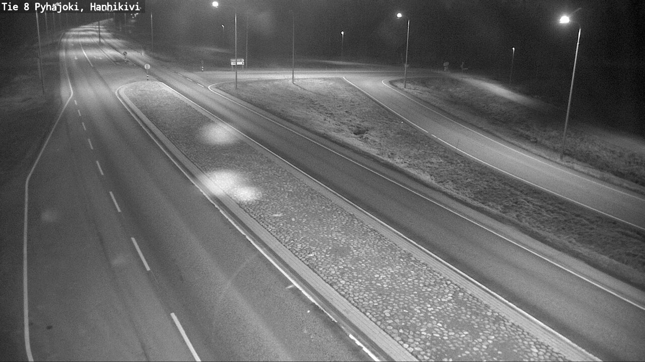 Weather Camera Image Väg 8 Pyhäjoki, Hanhikivi, Pyhäjoki, Pohjois-Pohjanmaa