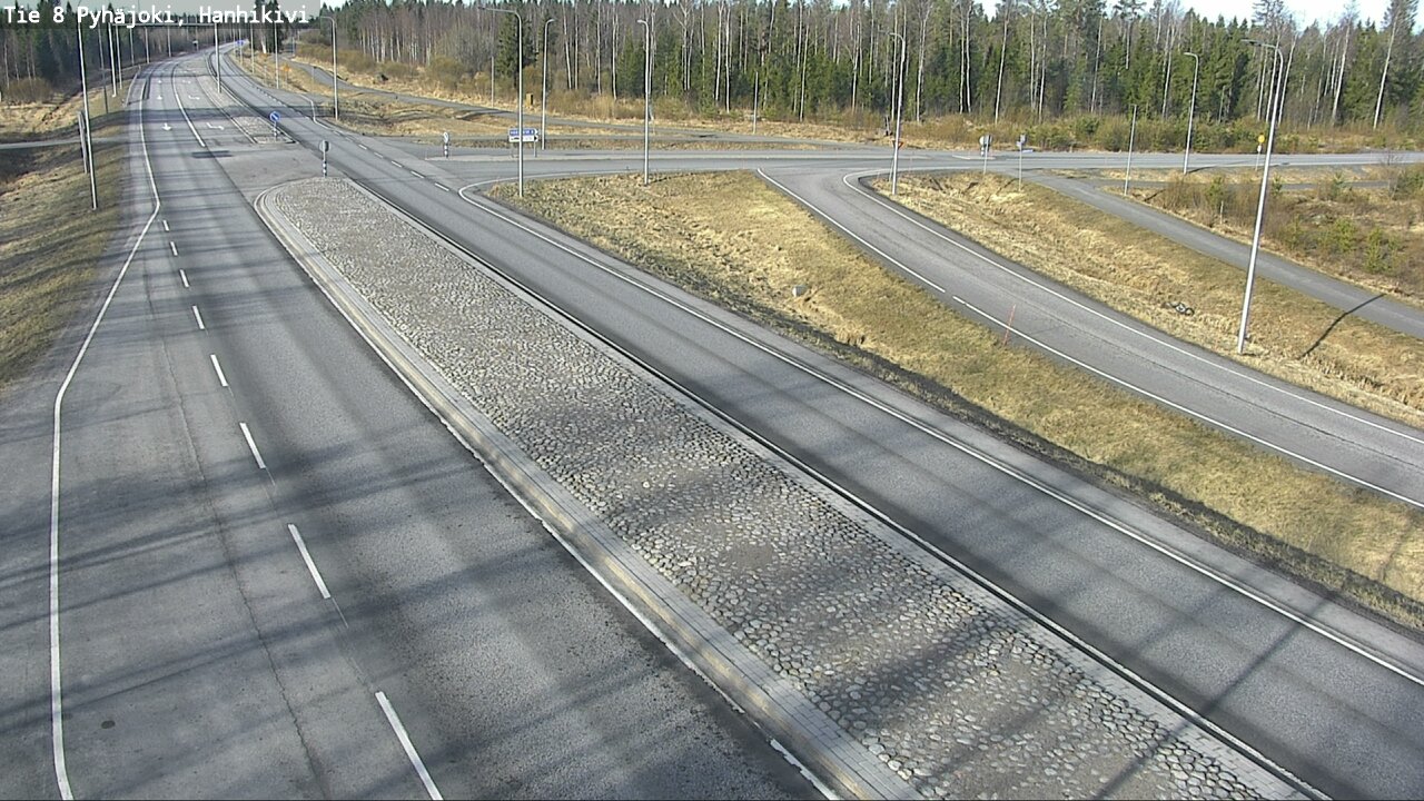 Weather Camera Image Väg 8 Pyhäjoki, Hanhikivi, Pyhäjoki, Pohjois-Pohjanmaa