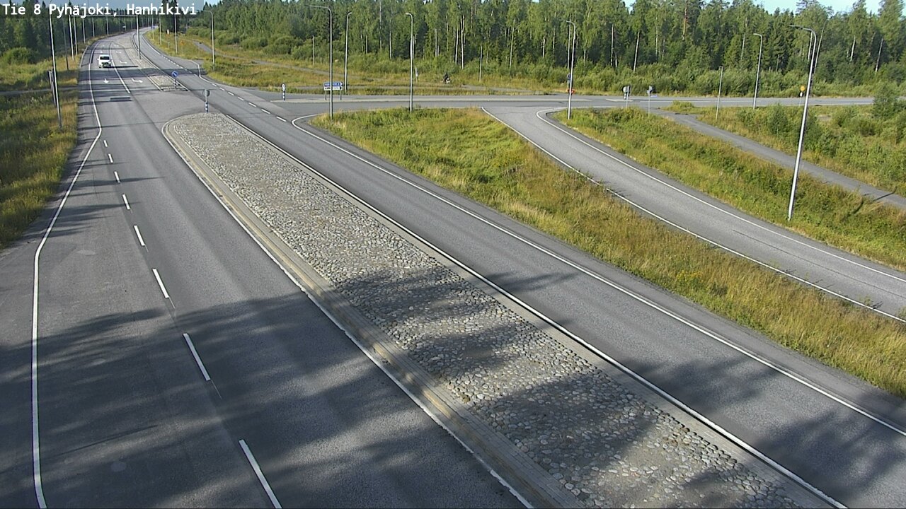 Weather Camera Image Road 8 Pyhäjoki, Hanhikivi, Pyhäjoki, Pohjois-Pohjanmaa
