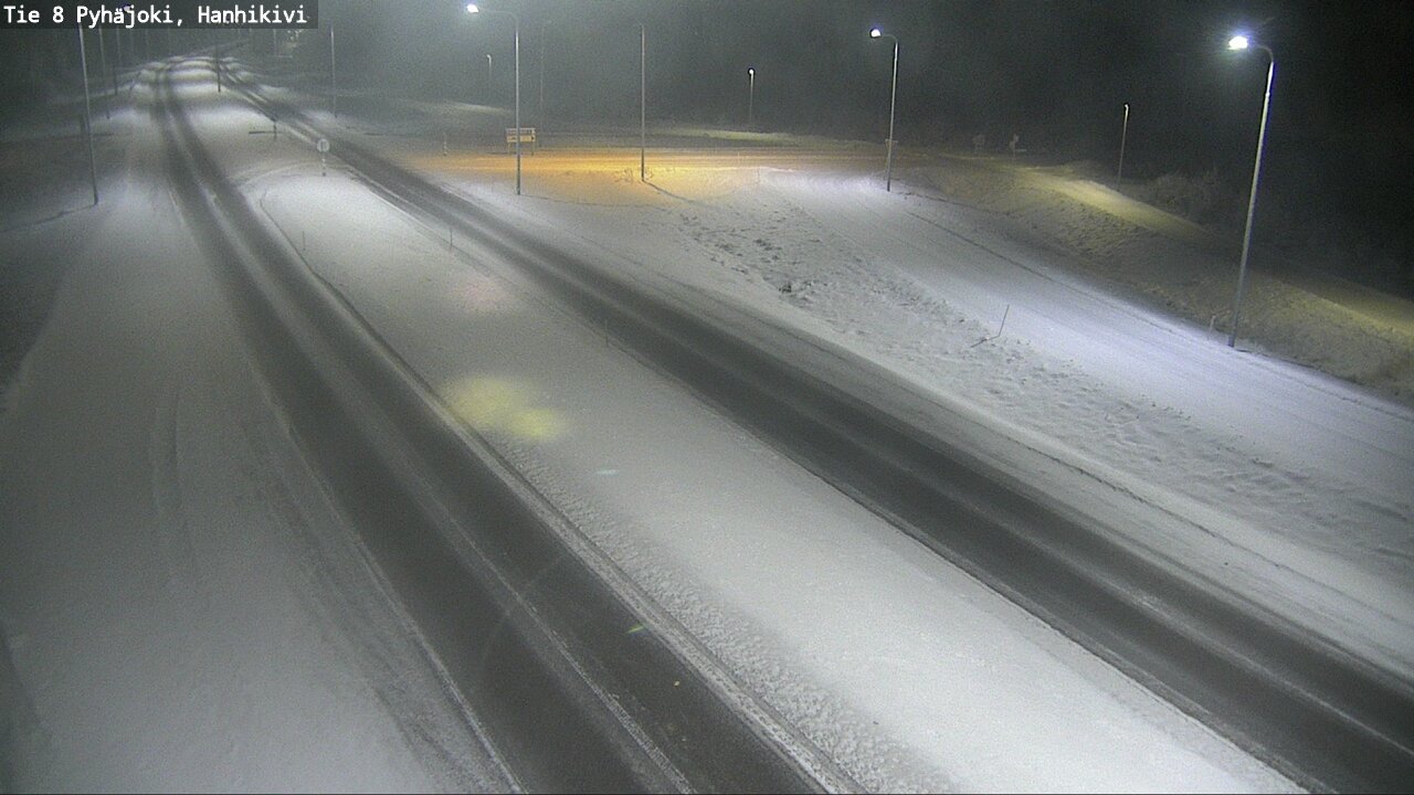 Weather Camera Image Väg 8 Pyhäjoki, Hanhikivi, Pyhäjoki, Pohjois-Pohjanmaa