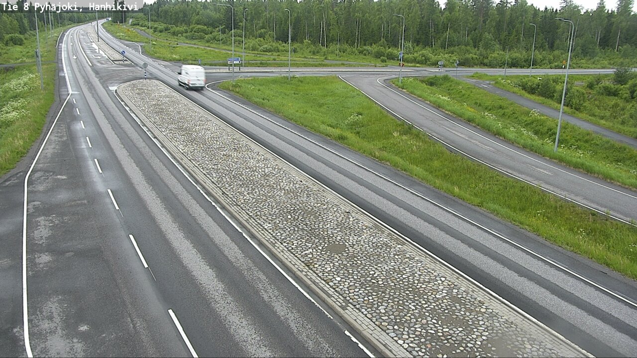 Weather Camera Image Road 8 Pyhäjoki, Hanhikivi, Pyhäjoki, Pohjois-Pohjanmaa