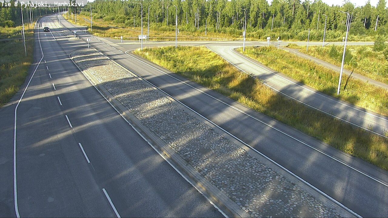 Weather Camera Image Väg 8 Pyhäjoki, Hanhikivi, Pyhäjoki, Pohjois-Pohjanmaa