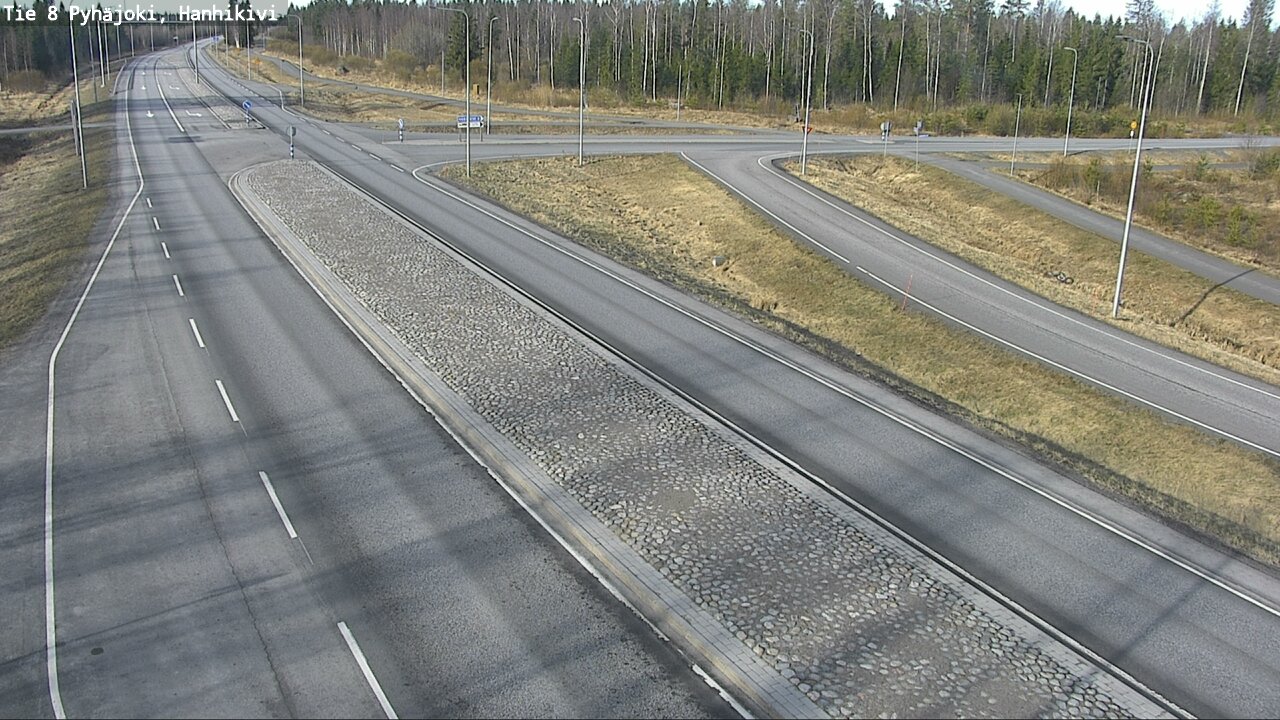 Weather Camera Image Väg 8 Pyhäjoki, Hanhikivi, Pyhäjoki, Pohjois-Pohjanmaa