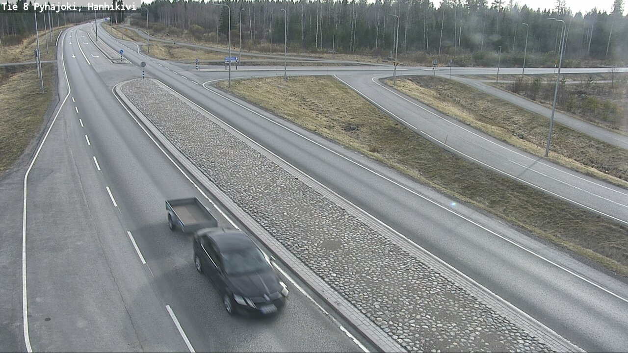 Weather Camera Image Väg 8 Pyhäjoki, Hanhikivi, Pyhäjoki, Pohjois-Pohjanmaa