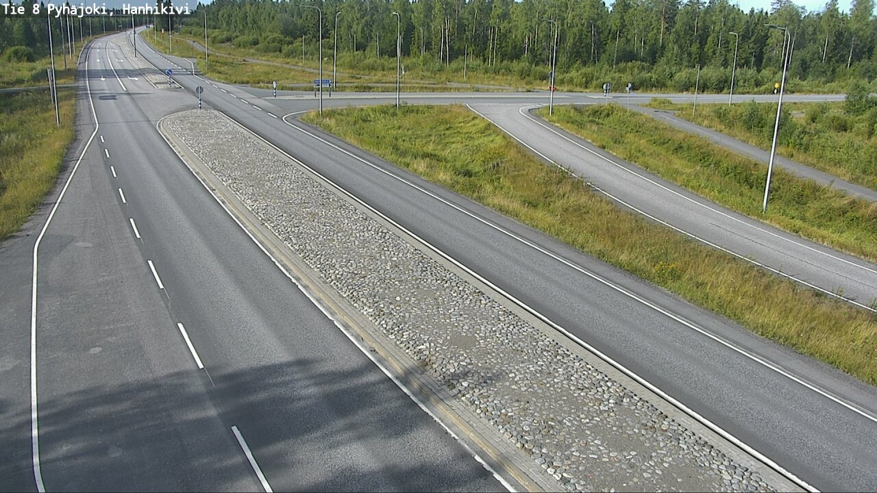 Weather Camera Image Road 8 Pyhäjoki, Hanhikivi, Pyhäjoki, Pohjois-Pohjanmaa