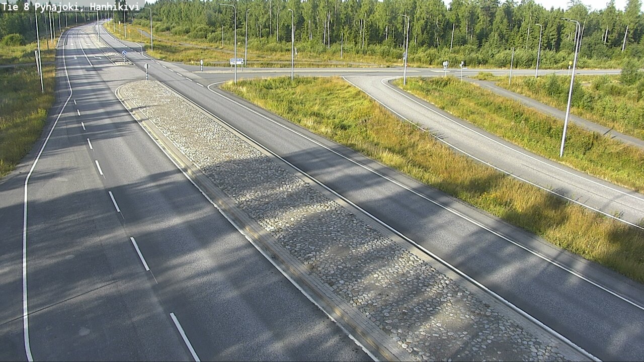 Weather Camera Image Road 8 Pyhäjoki, Hanhikivi, Pyhäjoki, Pohjois-Pohjanmaa