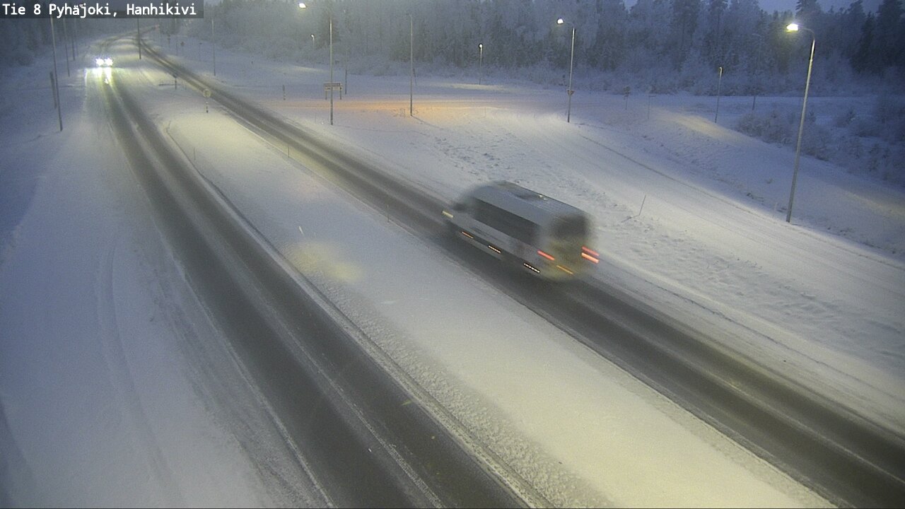Weather Camera Image Road 8 Pyhäjoki, Hanhikivi, Pyhäjoki, Pohjois-Pohjanmaa
