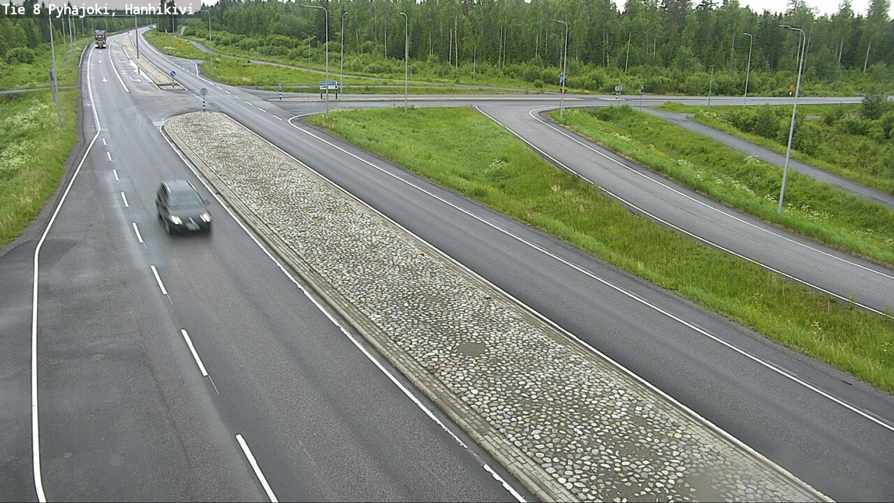 Weather Camera Image Road 8 Pyhäjoki, Hanhikivi, Pyhäjoki, Pohjois-Pohjanmaa