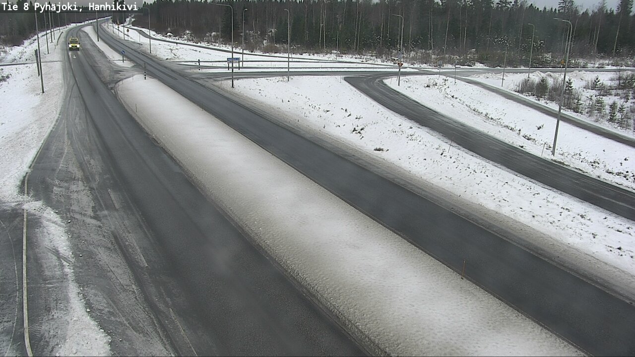 Weather Camera Image Väg 8 Pyhäjoki, Hanhikivi, Pyhäjoki, Pohjois-Pohjanmaa