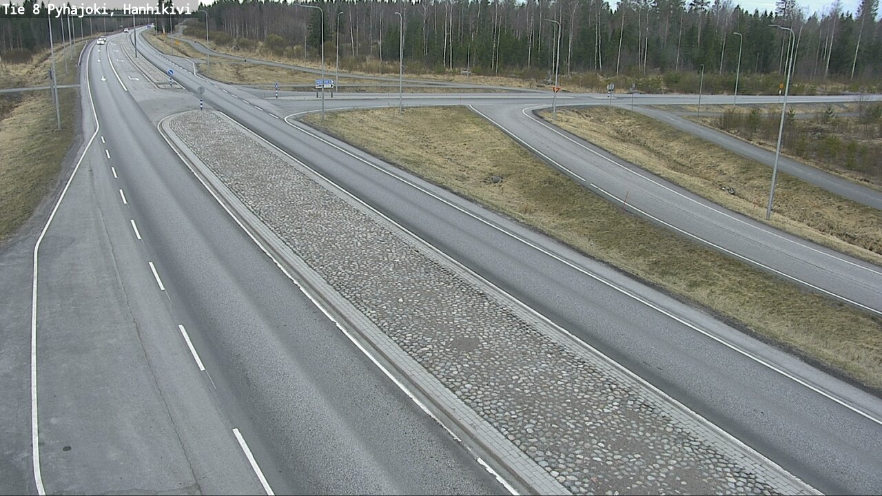 Weather Camera Image Road 8 Pyhäjoki, Hanhikivi, Pyhäjoki, Pohjois-Pohjanmaa