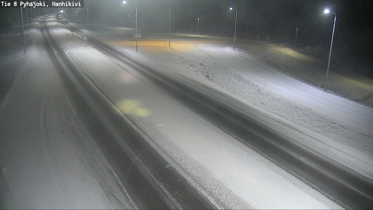 Weather Camera Image Road 8 Pyhäjoki, Hanhikivi, Pyhäjoki, Pohjois-Pohjanmaa