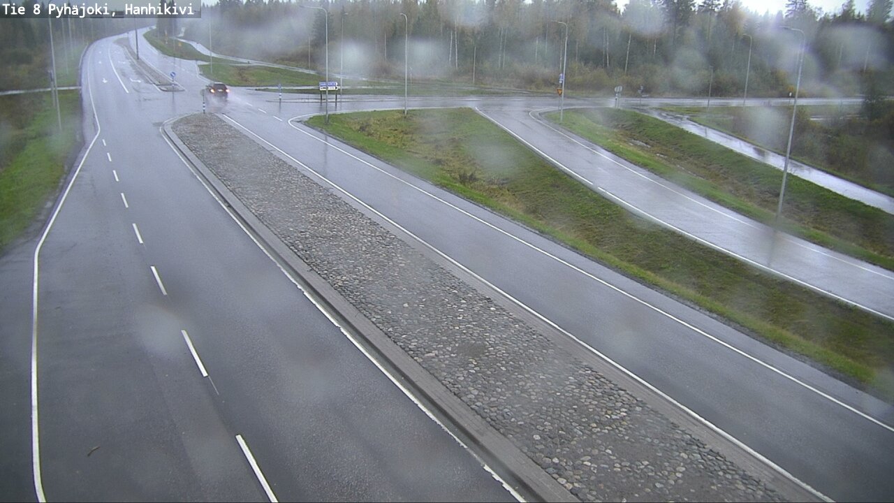 Weather Camera Image Road 8 Pyhäjoki, Hanhikivi, Pyhäjoki, Pohjois-Pohjanmaa