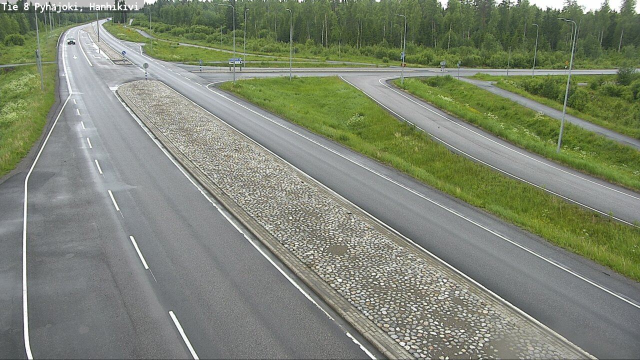 Weather Camera Image Road 8 Pyhäjoki, Hanhikivi, Pyhäjoki, Pohjois-Pohjanmaa