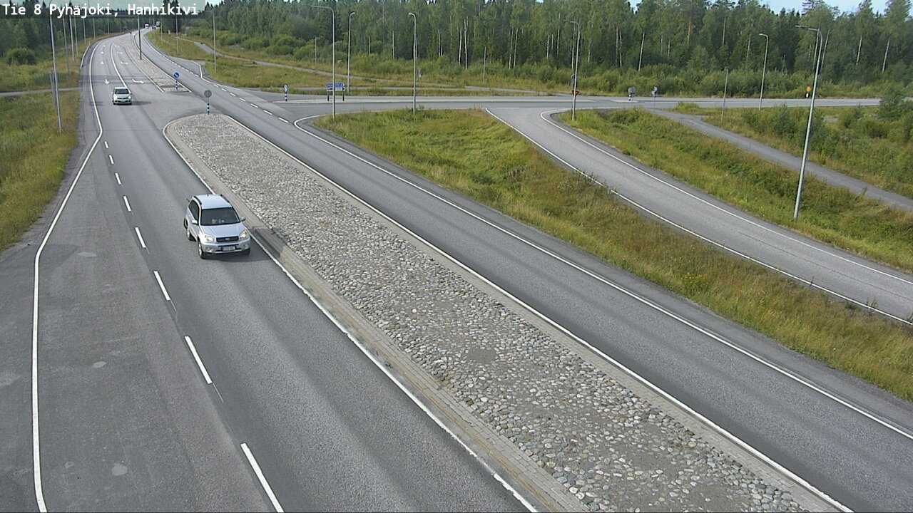 Weather Camera Image Road 8 Pyhäjoki, Hanhikivi, Pyhäjoki, Pohjois-Pohjanmaa