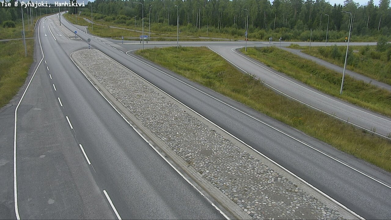 Weather Camera Image Road 8 Pyhäjoki, Hanhikivi, Pyhäjoki, Pohjois-Pohjanmaa