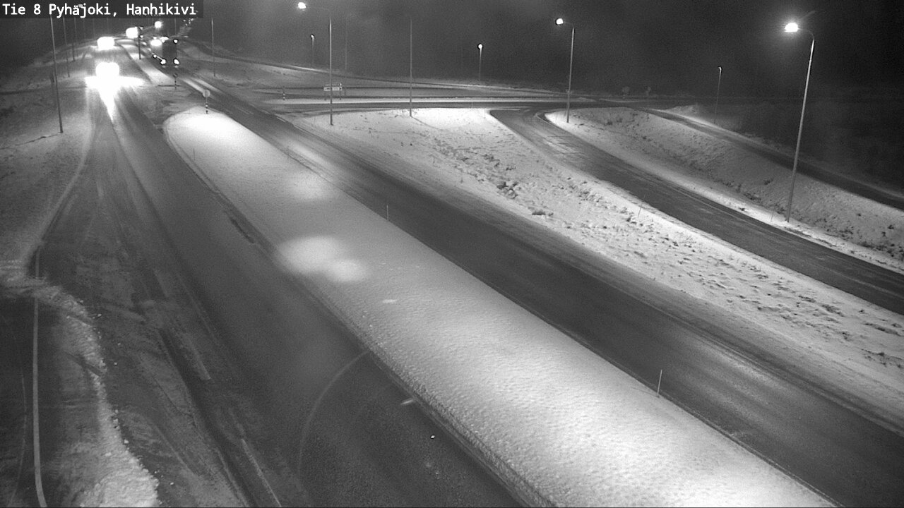 Weather Camera Image Väg 8 Pyhäjoki, Hanhikivi, Pyhäjoki, Pohjois-Pohjanmaa