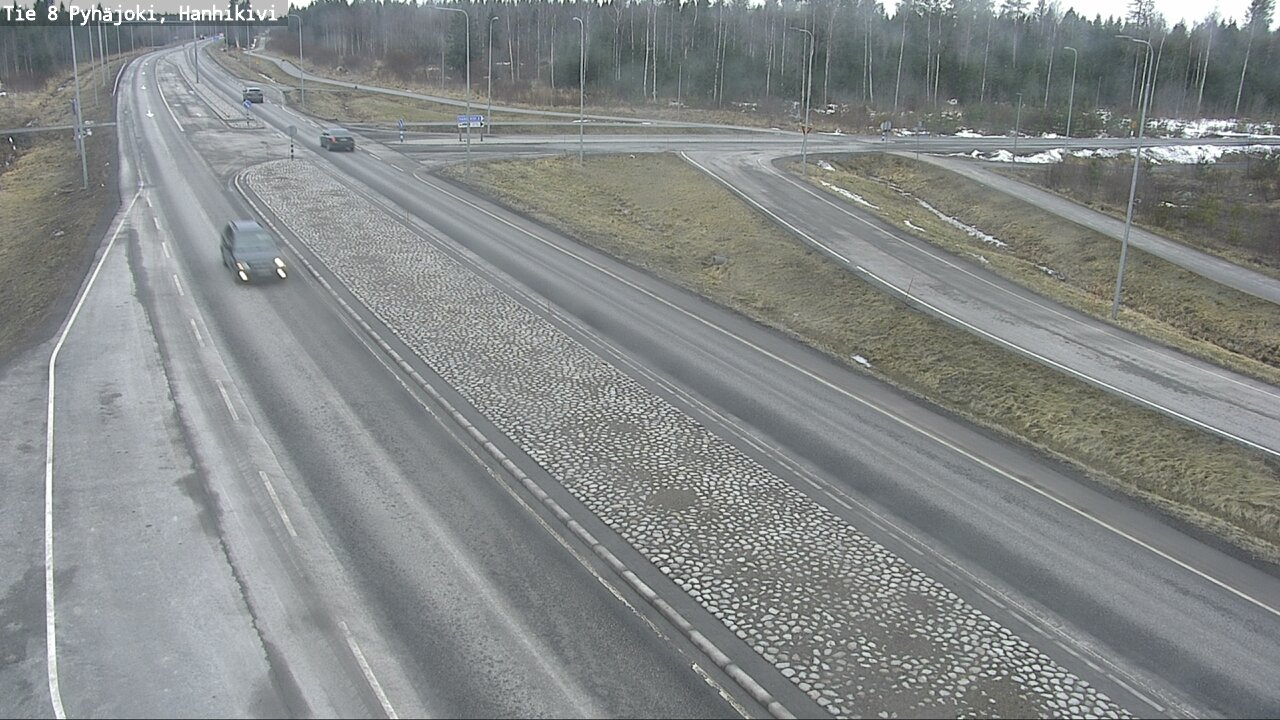 Weather Camera Image Road 8 Pyhäjoki, Hanhikivi, Pyhäjoki, Pohjois-Pohjanmaa