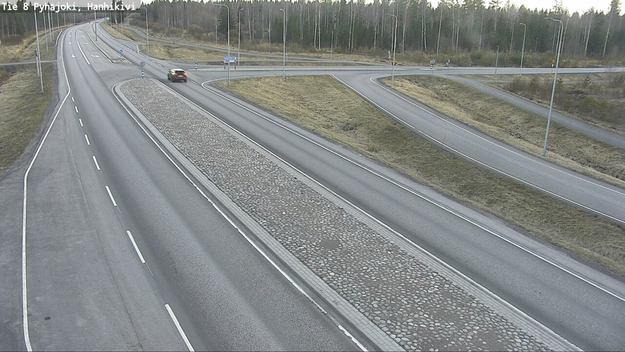 Weather Camera Image Väg 8 Pyhäjoki, Hanhikivi, Pyhäjoki, Pohjois-Pohjanmaa