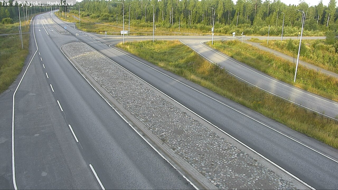 Weather Camera Image Väg 8 Pyhäjoki, Hanhikivi, Pyhäjoki, Pohjois-Pohjanmaa