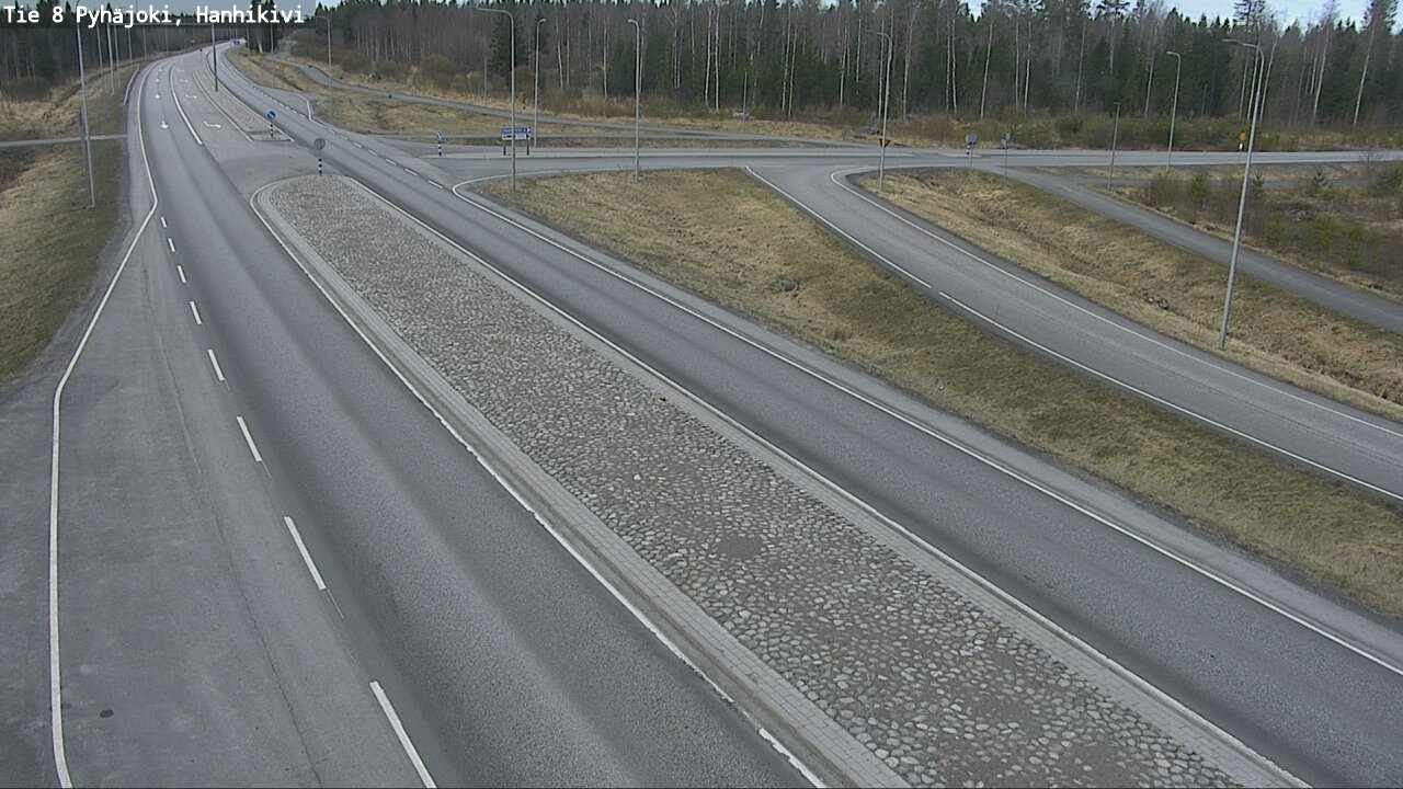 Weather Camera Image Road 8 Pyhäjoki, Hanhikivi, Pyhäjoki, Pohjois-Pohjanmaa