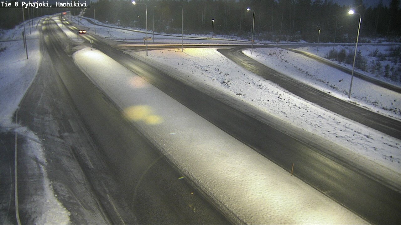 Weather Camera Image Väg 8 Pyhäjoki, Hanhikivi, Pyhäjoki, Pohjois-Pohjanmaa