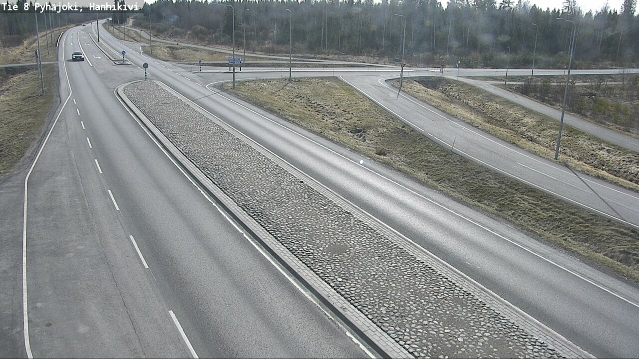 Weather Camera Image Väg 8 Pyhäjoki, Hanhikivi, Pyhäjoki, Pohjois-Pohjanmaa