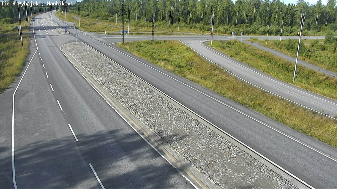 Weather Camera Image Road 8 Pyhäjoki, Hanhikivi, Pyhäjoki, Pohjois-Pohjanmaa