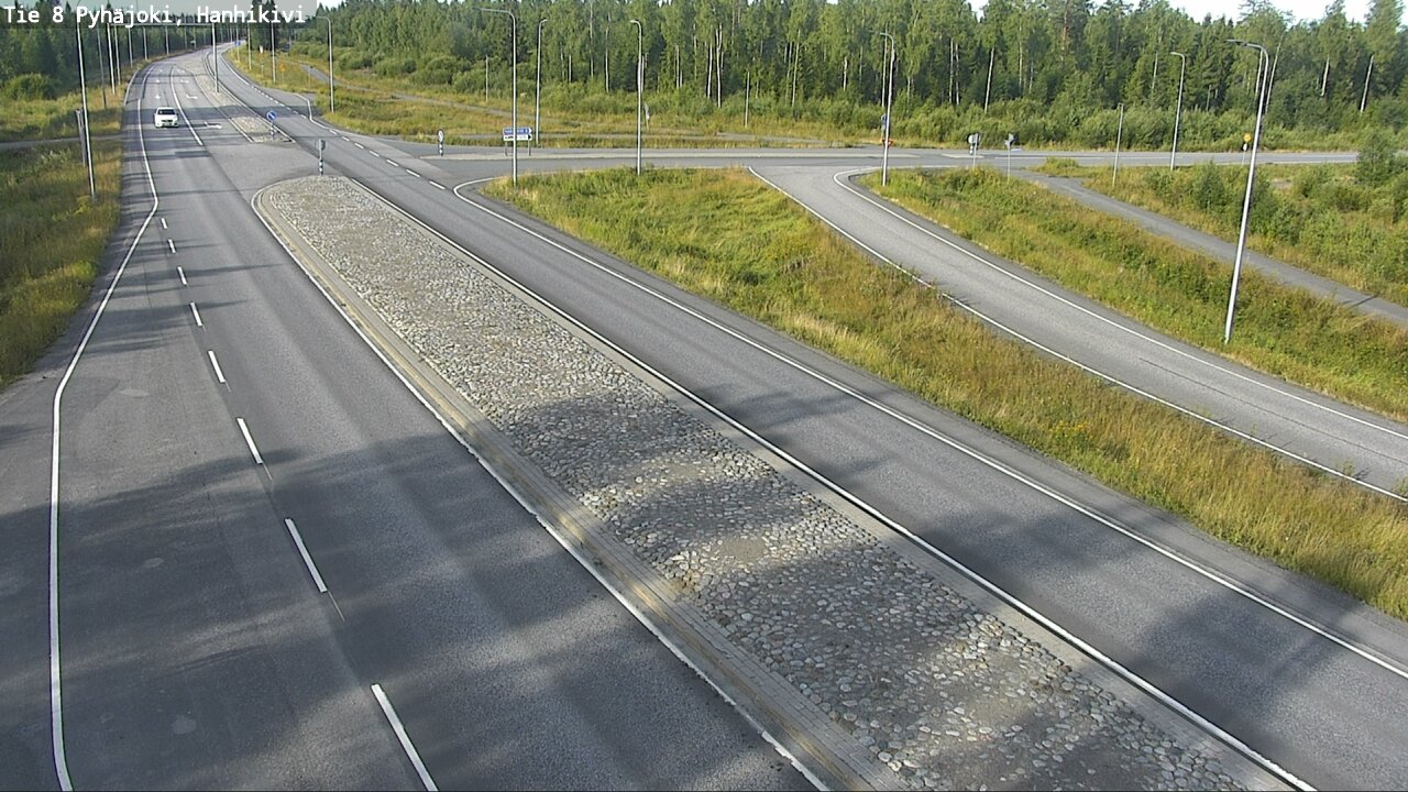 Weather Camera Image Road 8 Pyhäjoki, Hanhikivi, Pyhäjoki, Pohjois-Pohjanmaa