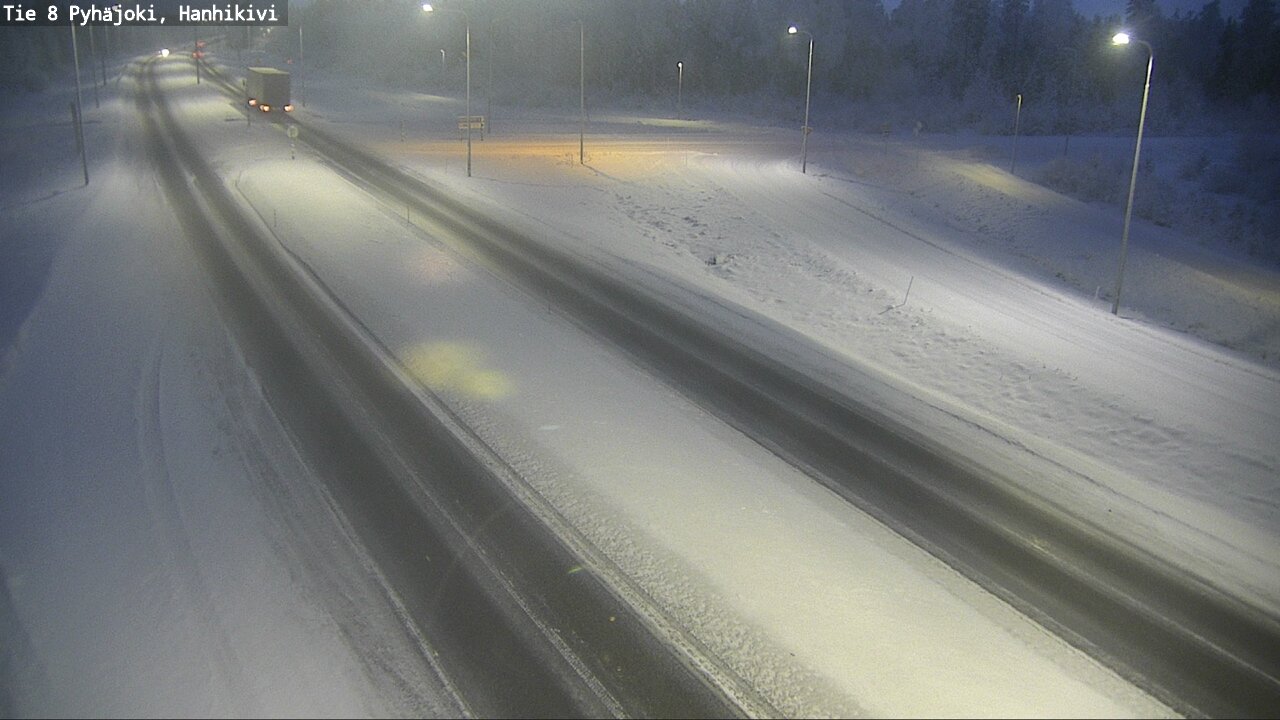 Weather Camera Image Road 8 Pyhäjoki, Hanhikivi, Pyhäjoki, Pohjois-Pohjanmaa
