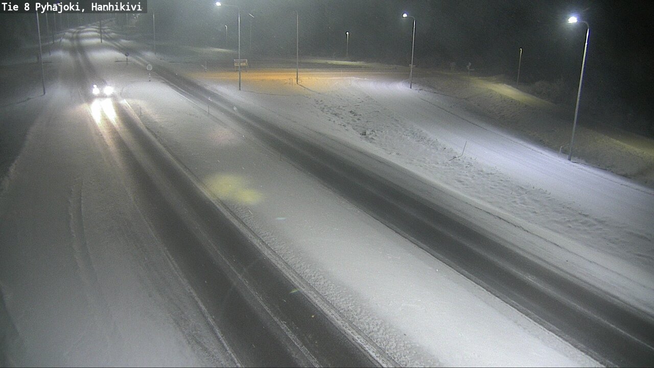 Weather Camera Image Väg 8 Pyhäjoki, Hanhikivi, Pyhäjoki, Pohjois-Pohjanmaa