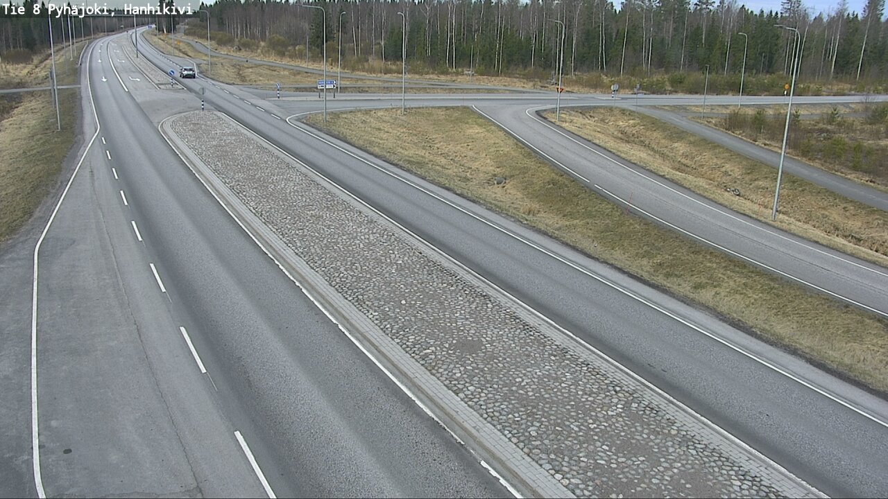 Weather Camera Image Road 8 Pyhäjoki, Hanhikivi, Pyhäjoki, Pohjois-Pohjanmaa