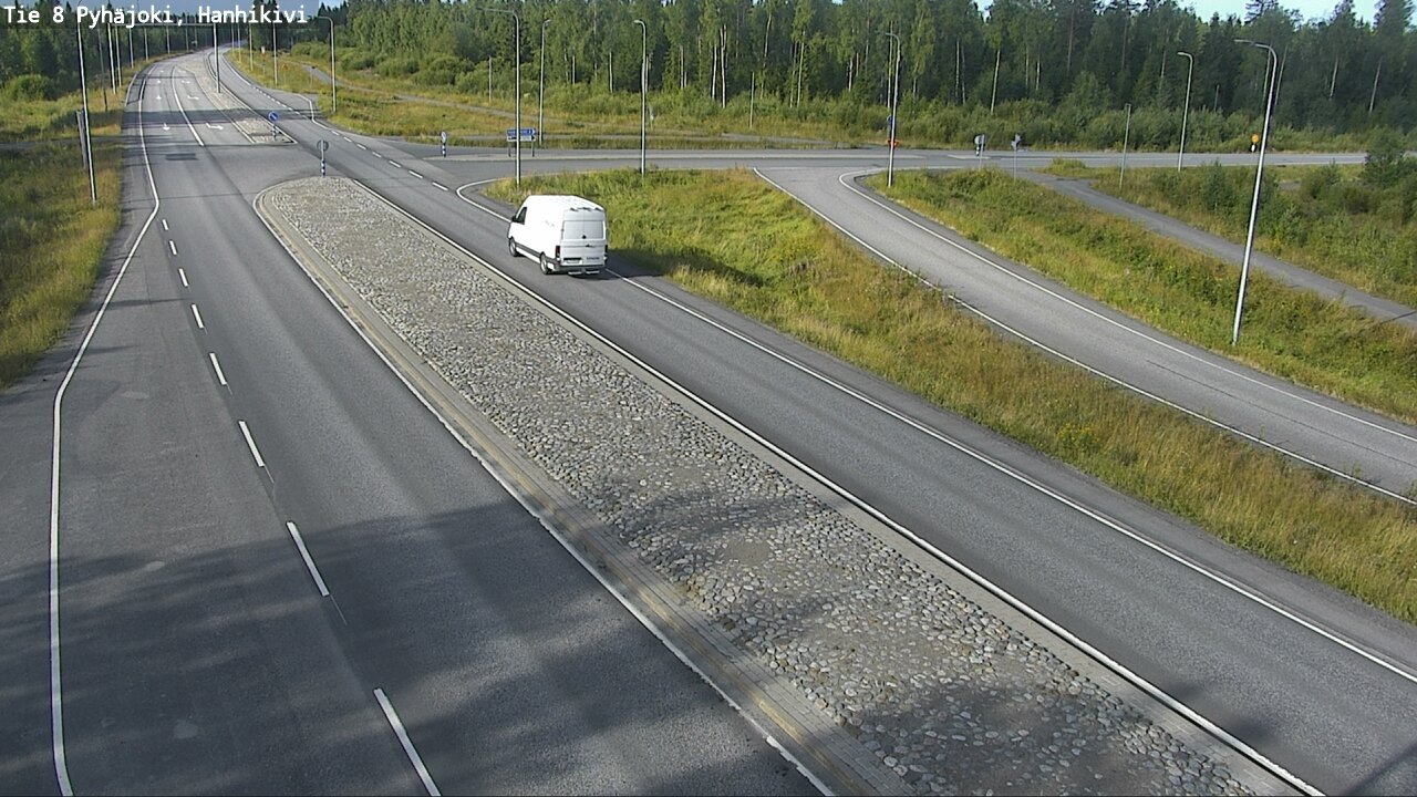 Weather Camera Image Road 8 Pyhäjoki, Hanhikivi, Pyhäjoki, Pohjois-Pohjanmaa