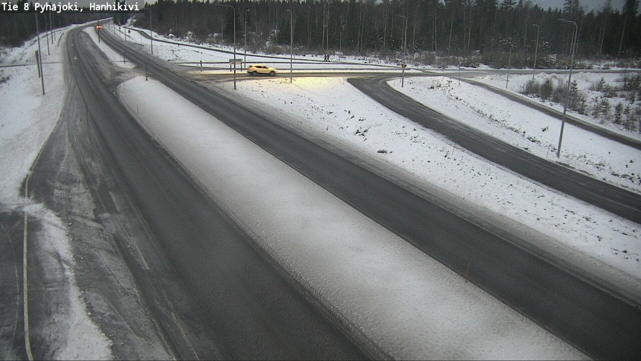 Weather Camera Image Väg 8 Pyhäjoki, Hanhikivi, Pyhäjoki, Pohjois-Pohjanmaa