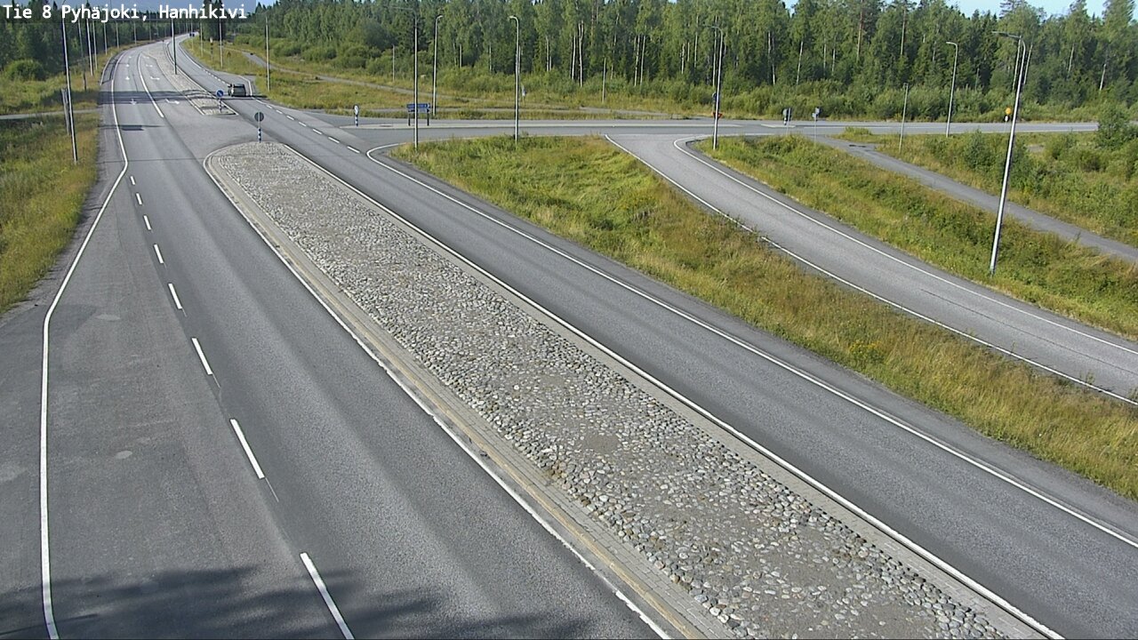 Weather Camera Image Road 8 Pyhäjoki, Hanhikivi, Pyhäjoki, Pohjois-Pohjanmaa